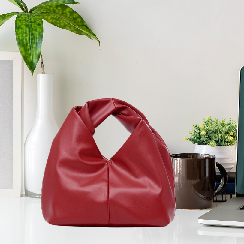 French Style Handheld Red Bag