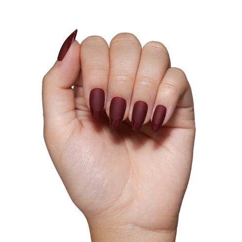 Merlot Matte Press On Nails