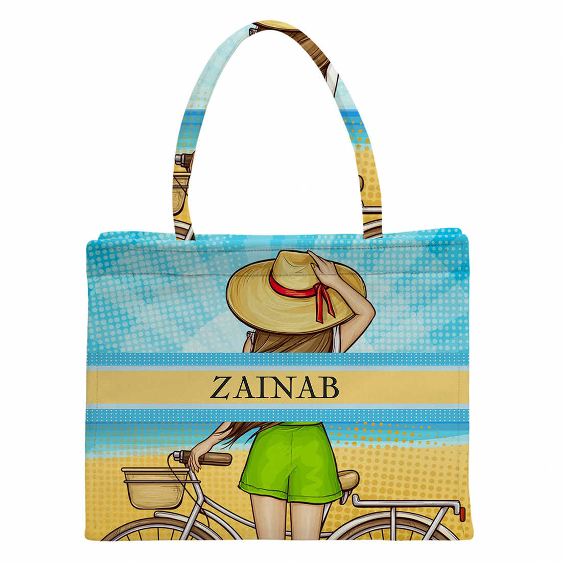 Women's Stylish Beach Box Tote Bag