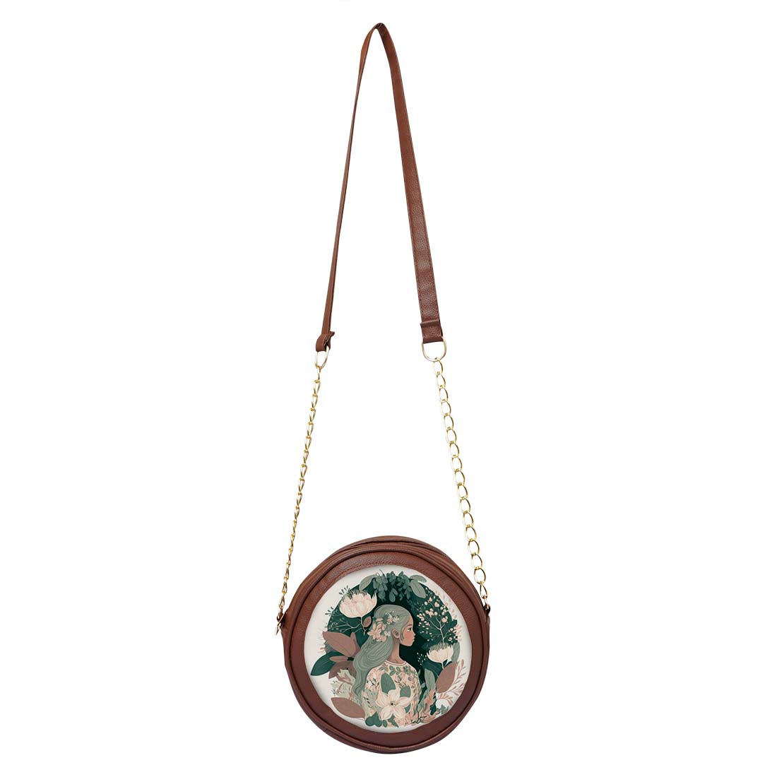 Gleam Muse Personalized Round Sling Bag