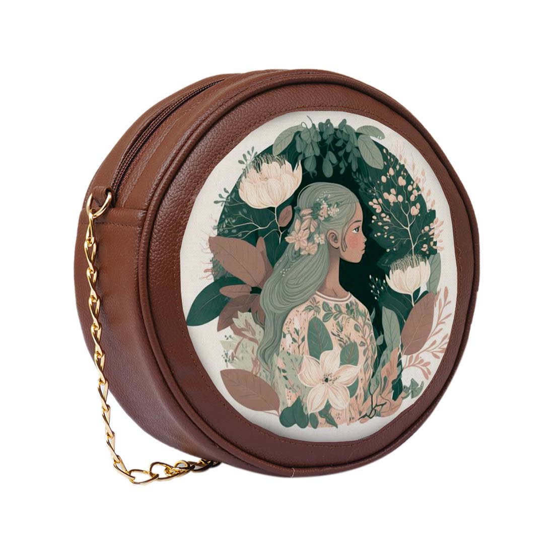 Gleam Muse Personalized Round Sling Bag