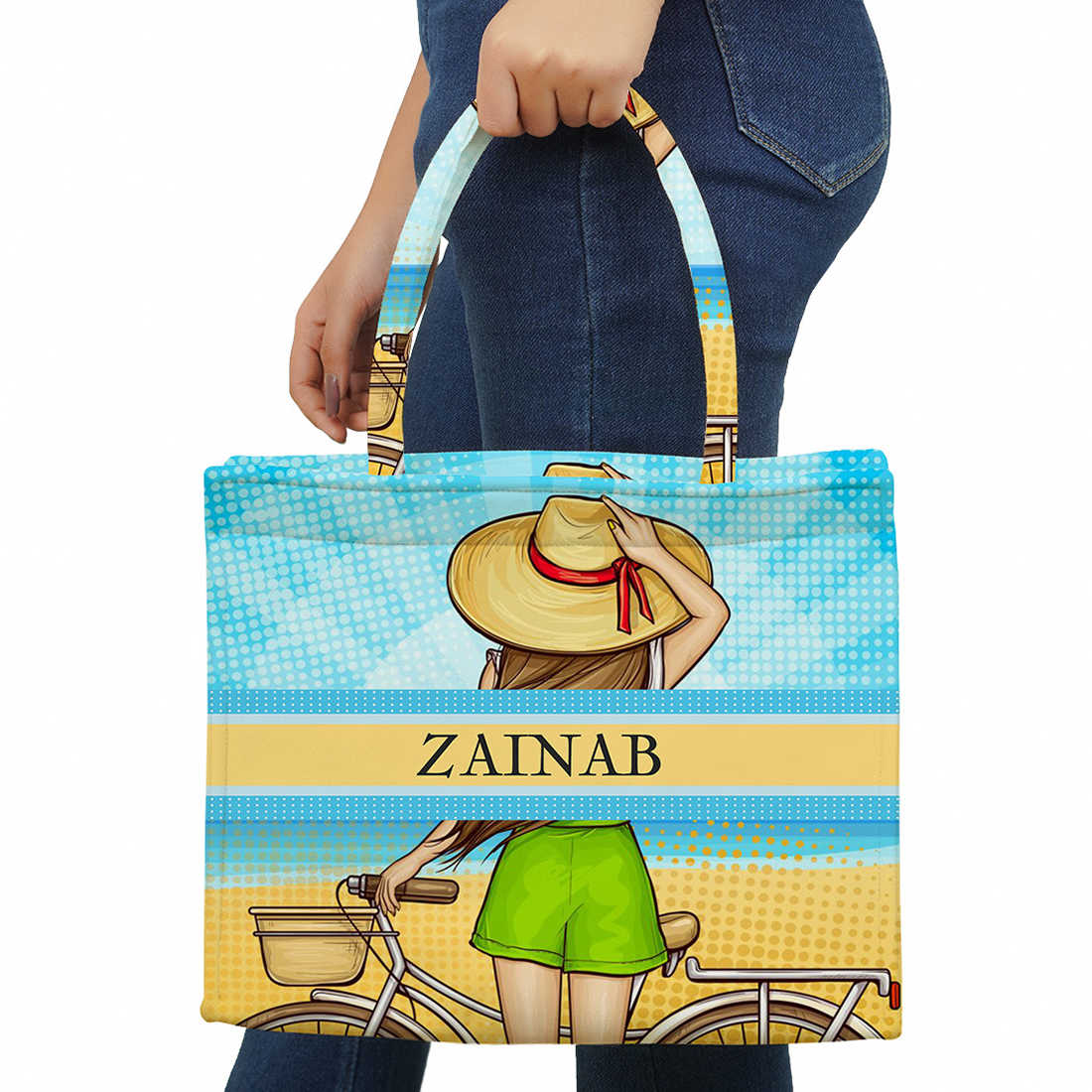 Women's Stylish Beach Box Tote Bag