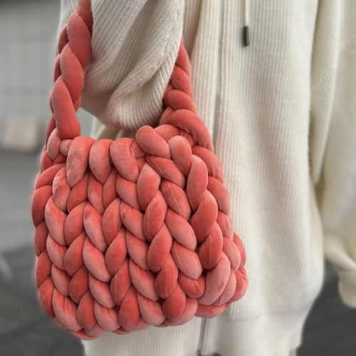 Knitted handmade Bag Purse