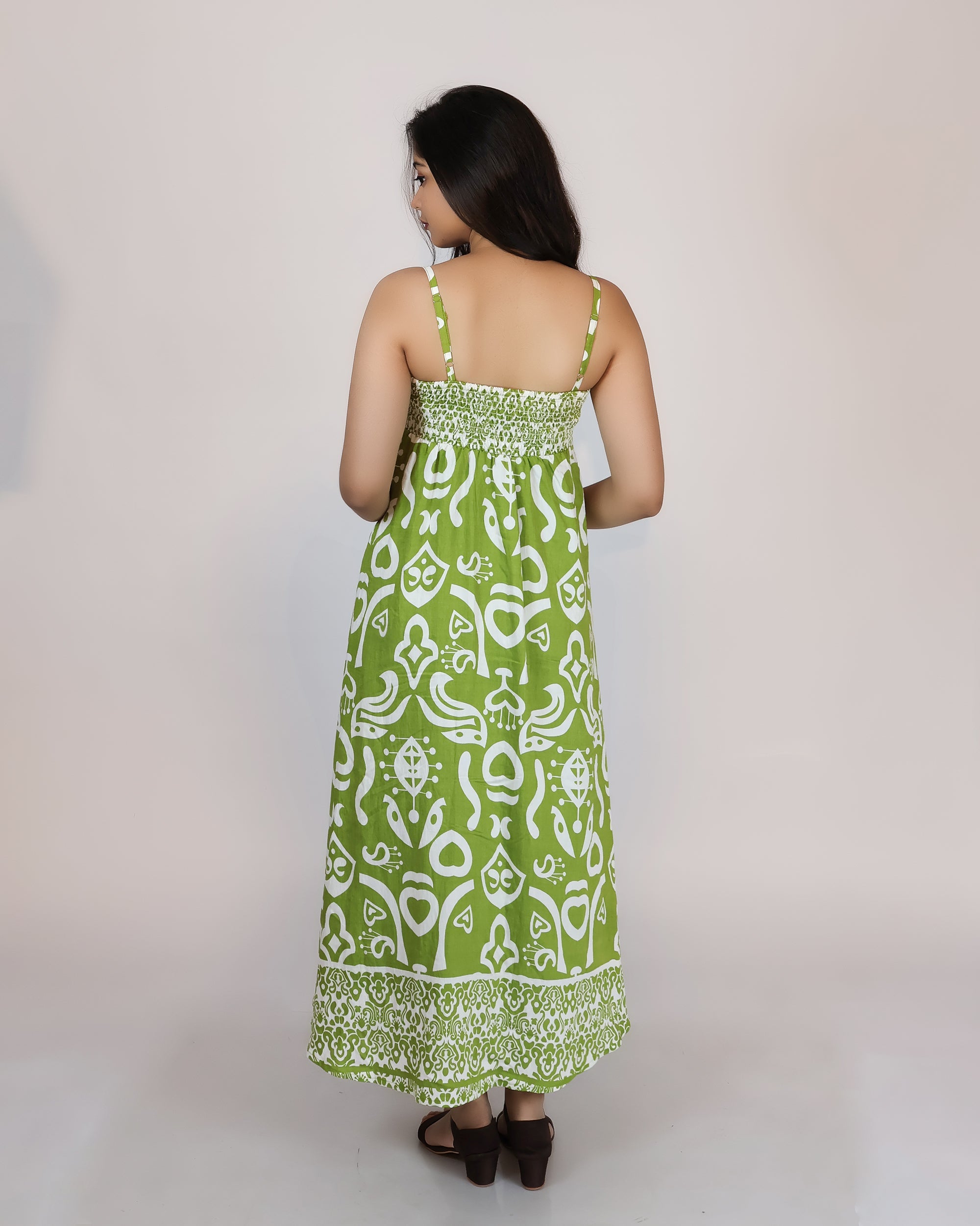 Folkflora Long Dress