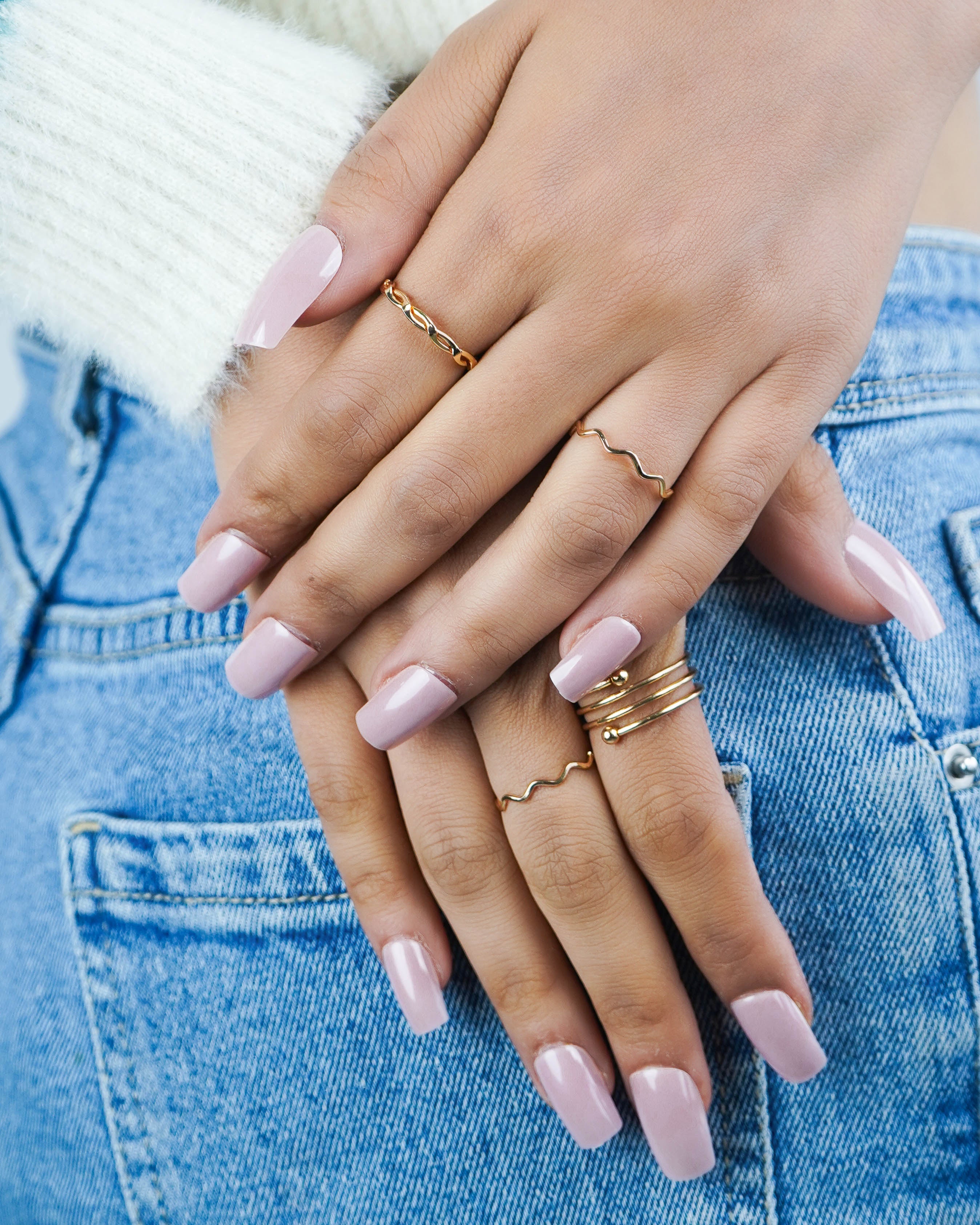 Barely Blush Press On Nails