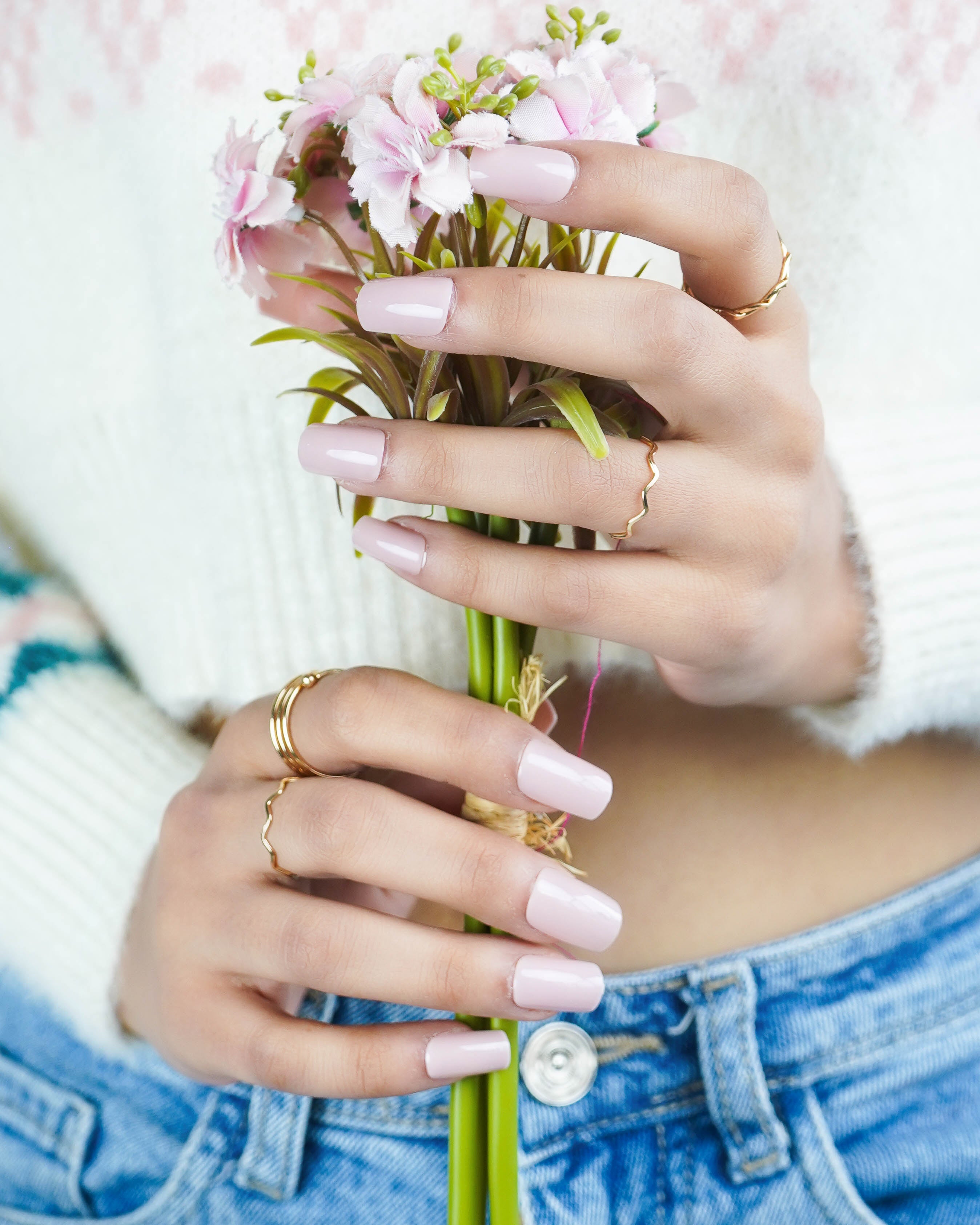 Barely Blush Press On Nails