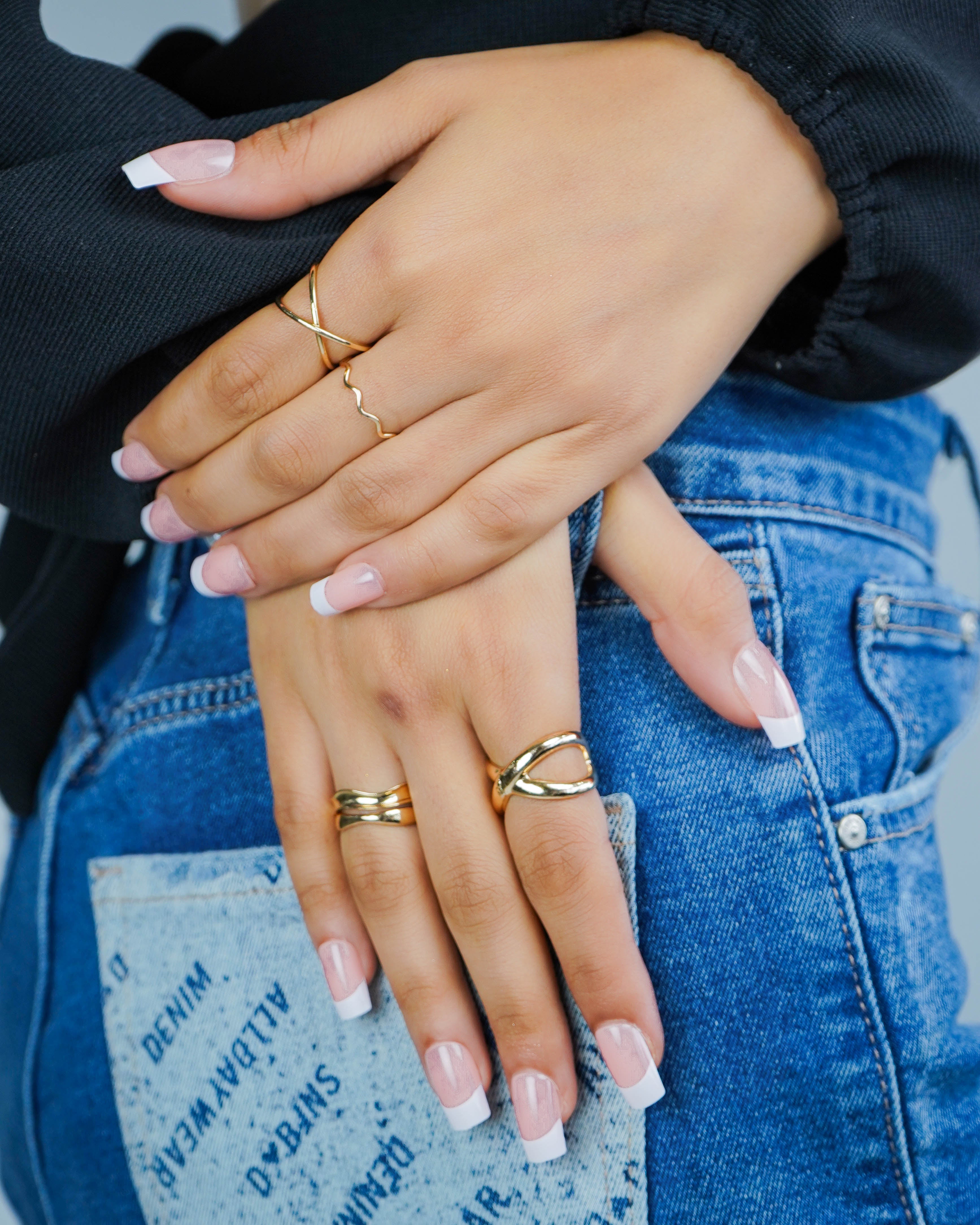 French Affair Square Press On Nails