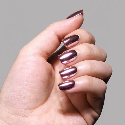 Metallic Chrome Press On Nails