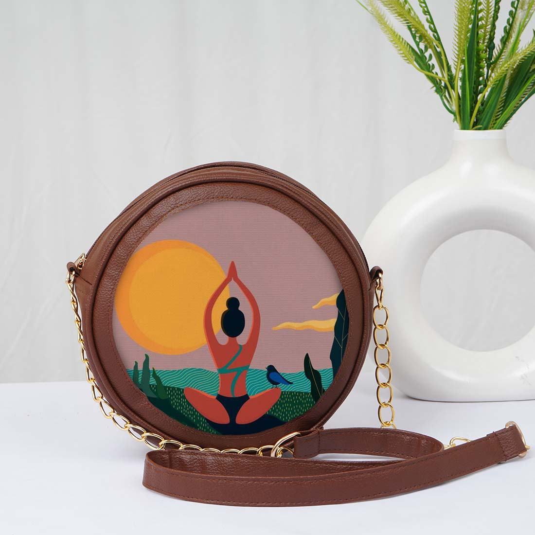 Ever Bloom Personalised Round Sling Bag