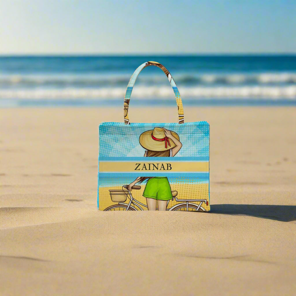 Women's Stylish Beach Box Tote Bag