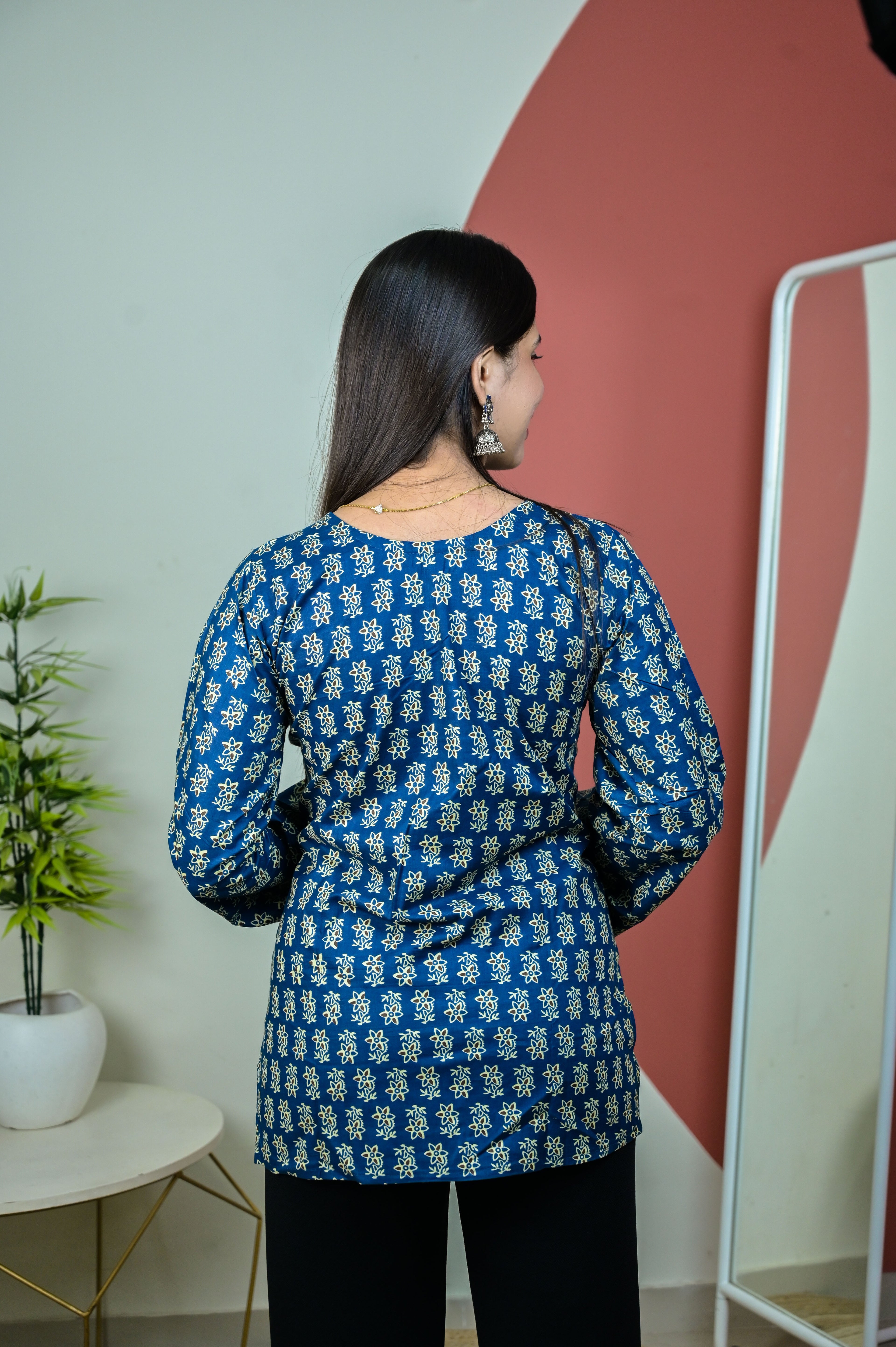 Blue Bell Sleeve Kurti