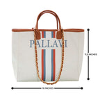 Regal Stripes Personalised Luna Handbag