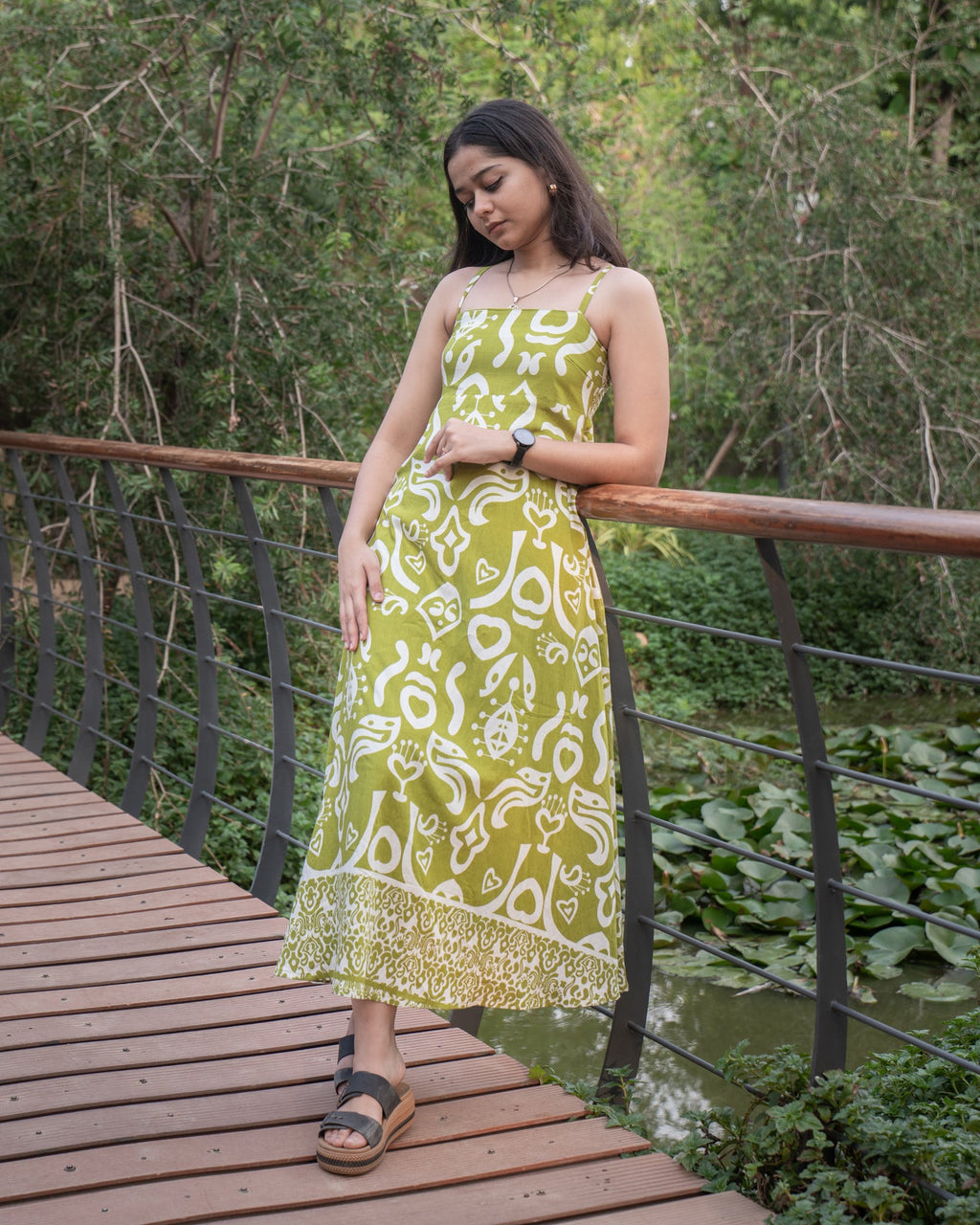 Folkflora Long Dress