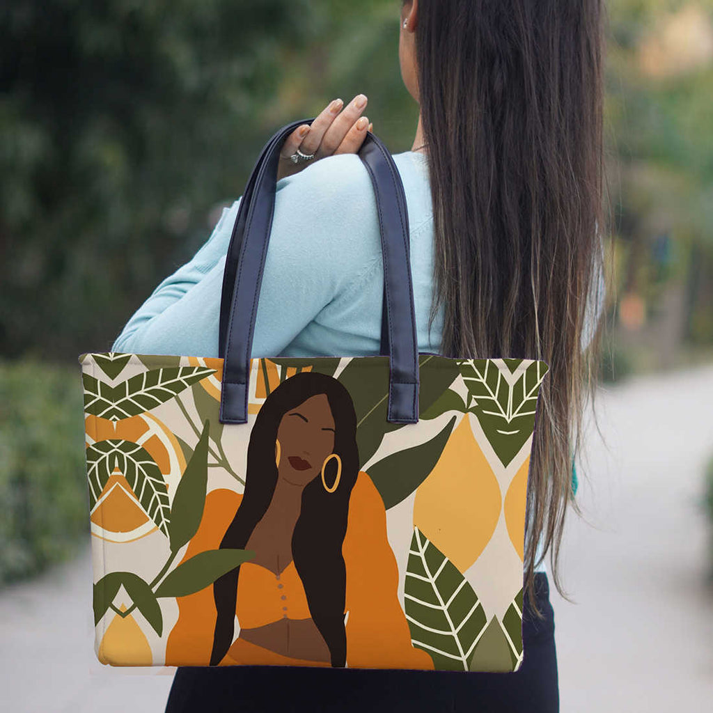 Golden Glow Personalised Printed Women's Office Bag
