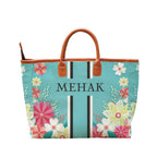 Flora Essence Printed Personalised Luna Handbag