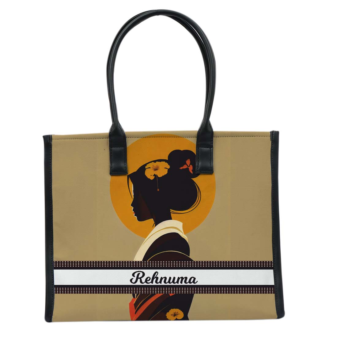 Sereni Personalised Printed Box Tote Bag