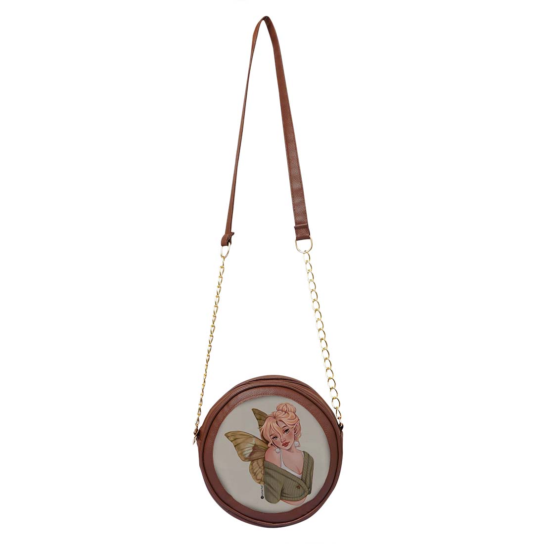 Twilight Fae Personalized Round Sling Bag