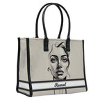 Bold Essence Personalised Grey Box Tote Bag