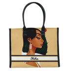 Noir Luxe Personalised Box Tote Bag