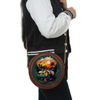 Serene Escape Personalised Round Sling Bag