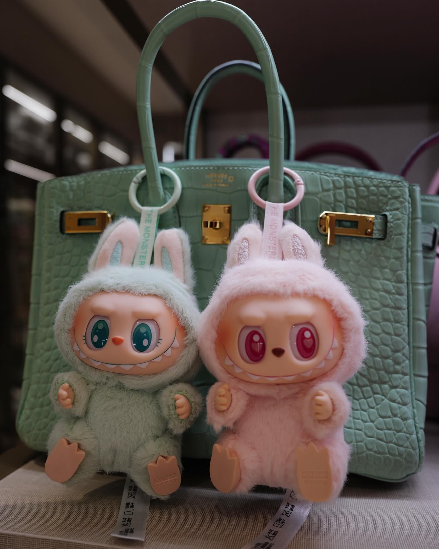 Pop Mart Labubu Plush Limited‑Edition Fuzzy Bunny‑Eared Monster