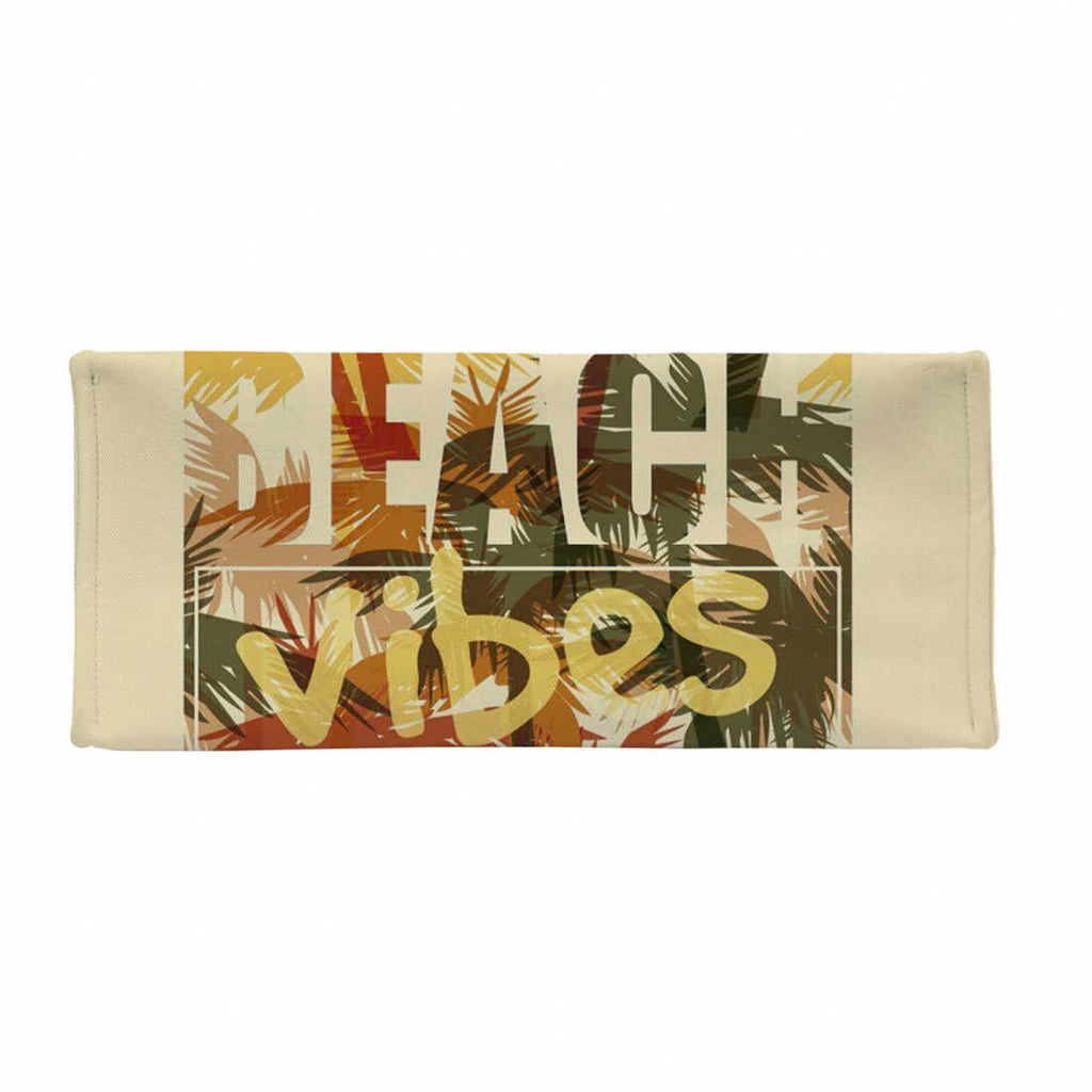 Beach Vibes Personalized Tote Handbag