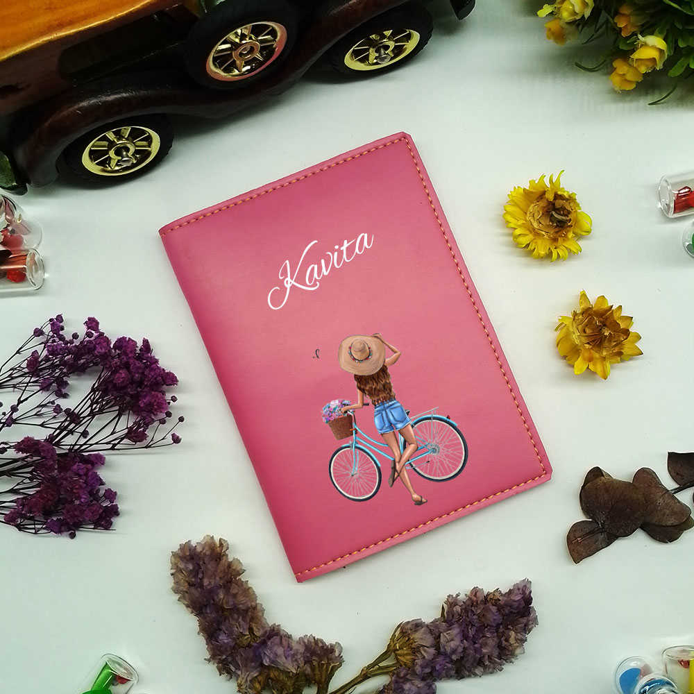 WanderWrap Personalized Girls Passport Holder