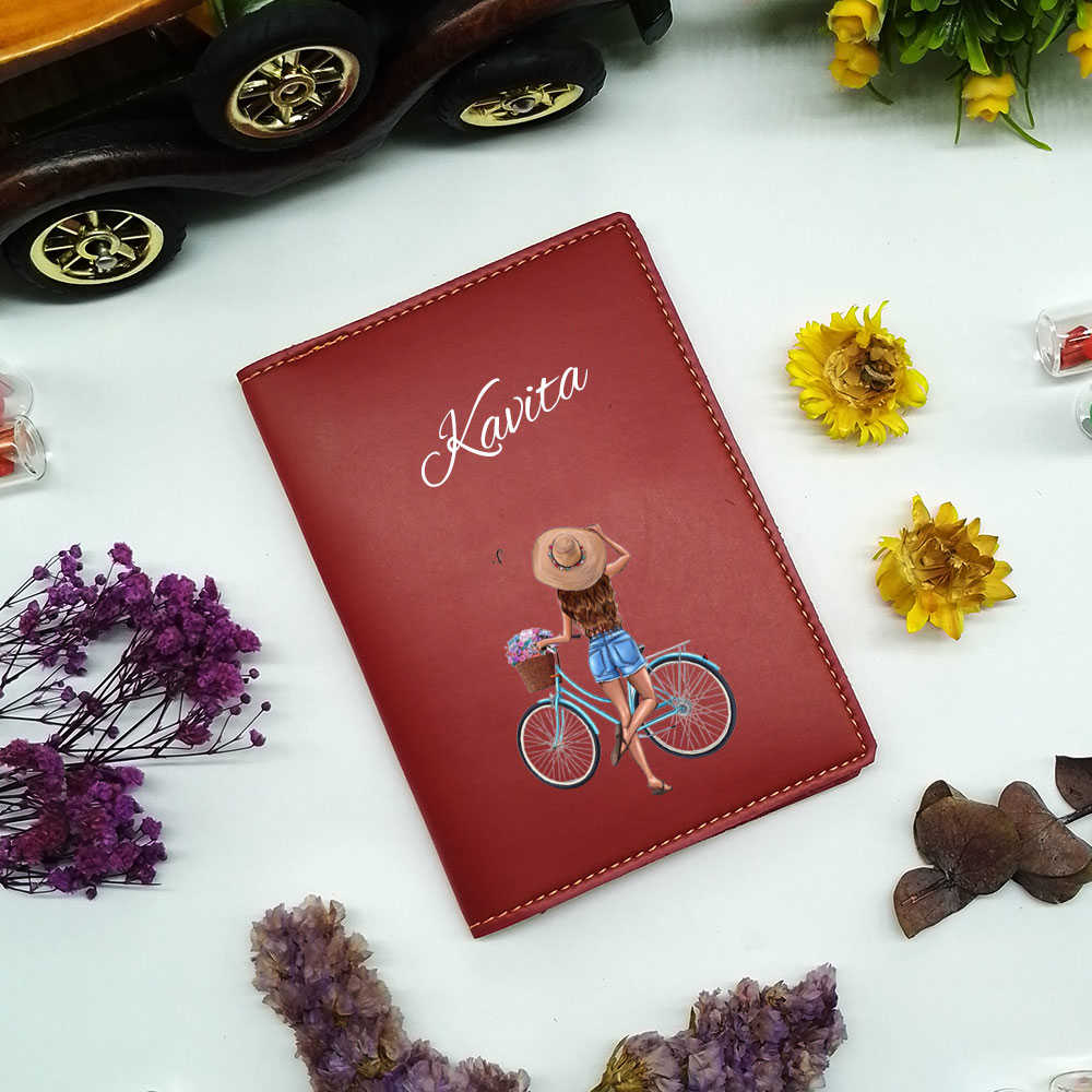 WanderWrap Personalized Girls Passport Holder