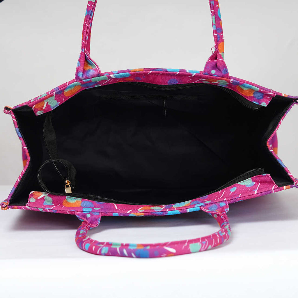 Artsy Aura Girl with Attitude Printed Box Tote Bag