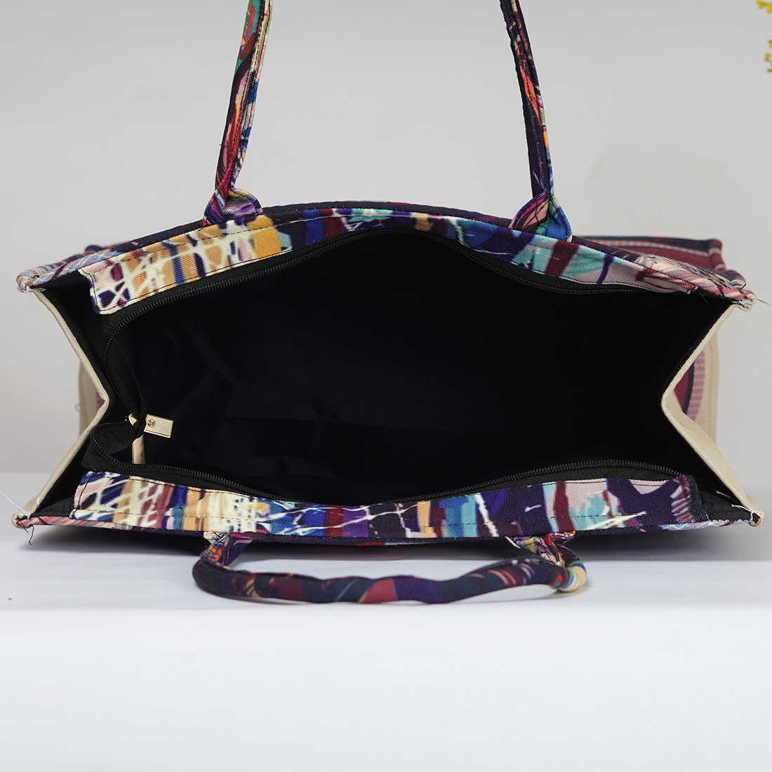 Soleil Beautiful Printed Box Tote Bag