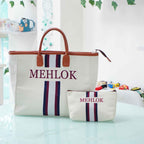 Regal Stripes Personalised Luna Handbag