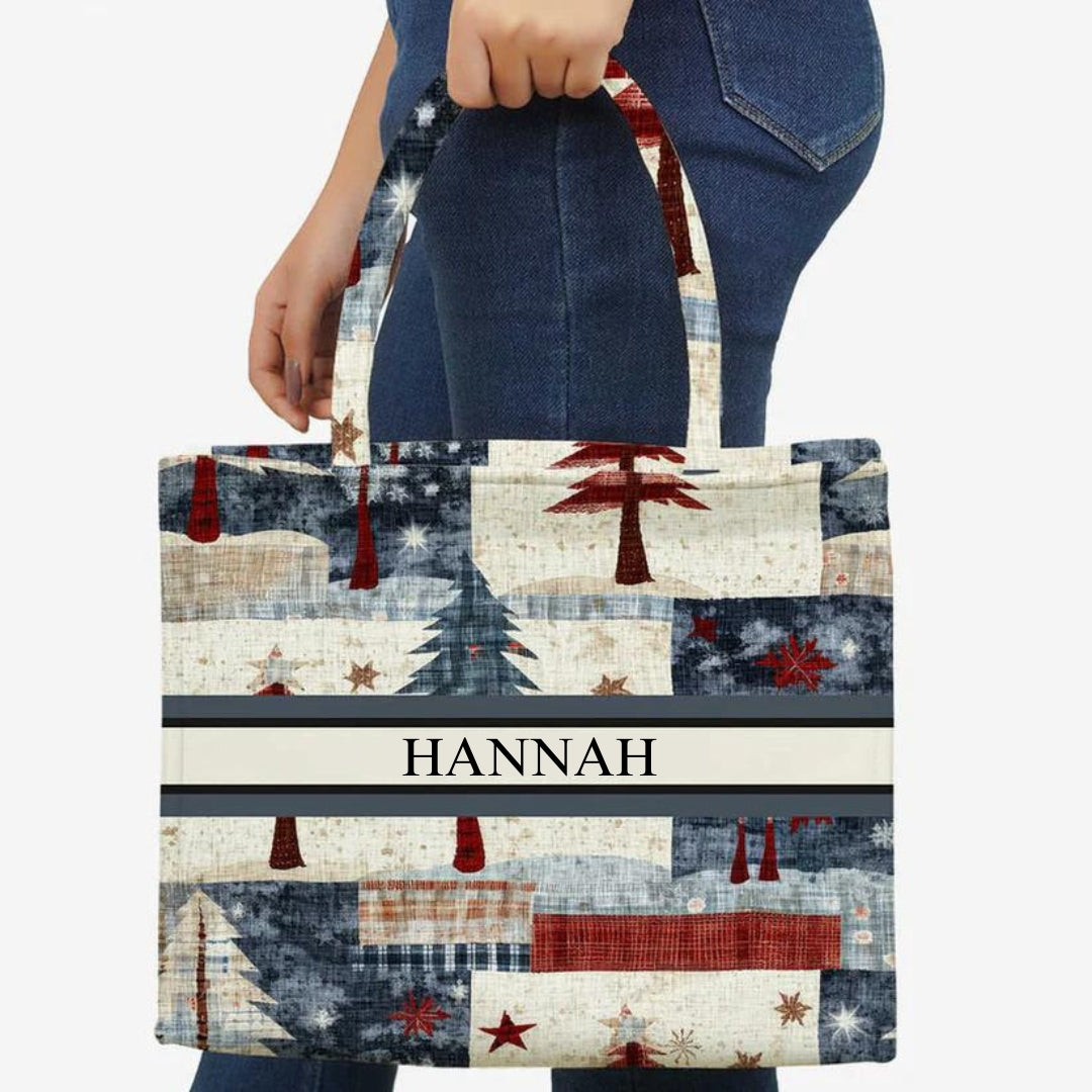 Barnwood Box Tote Handbag