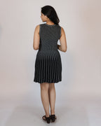 Striqa black striped dress