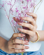 Golden Hour Gleam Press On Nails