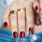 Crimson Crush Press On Nails