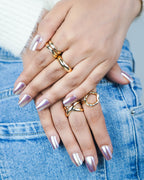 Chrome Queen Press On Nails