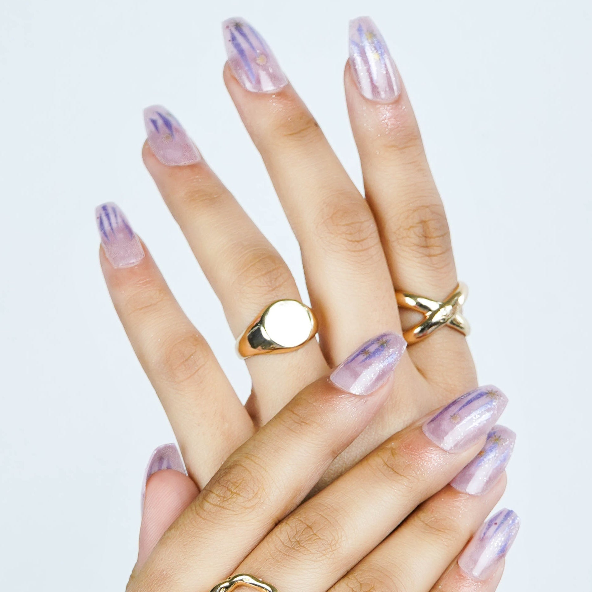 Mermaid Mist Press On Nails