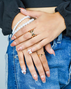 Bows & Hearts Press On Nails