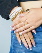 French Affair Coffin Press On Nails