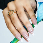 French Affair Coffin Press On Nails