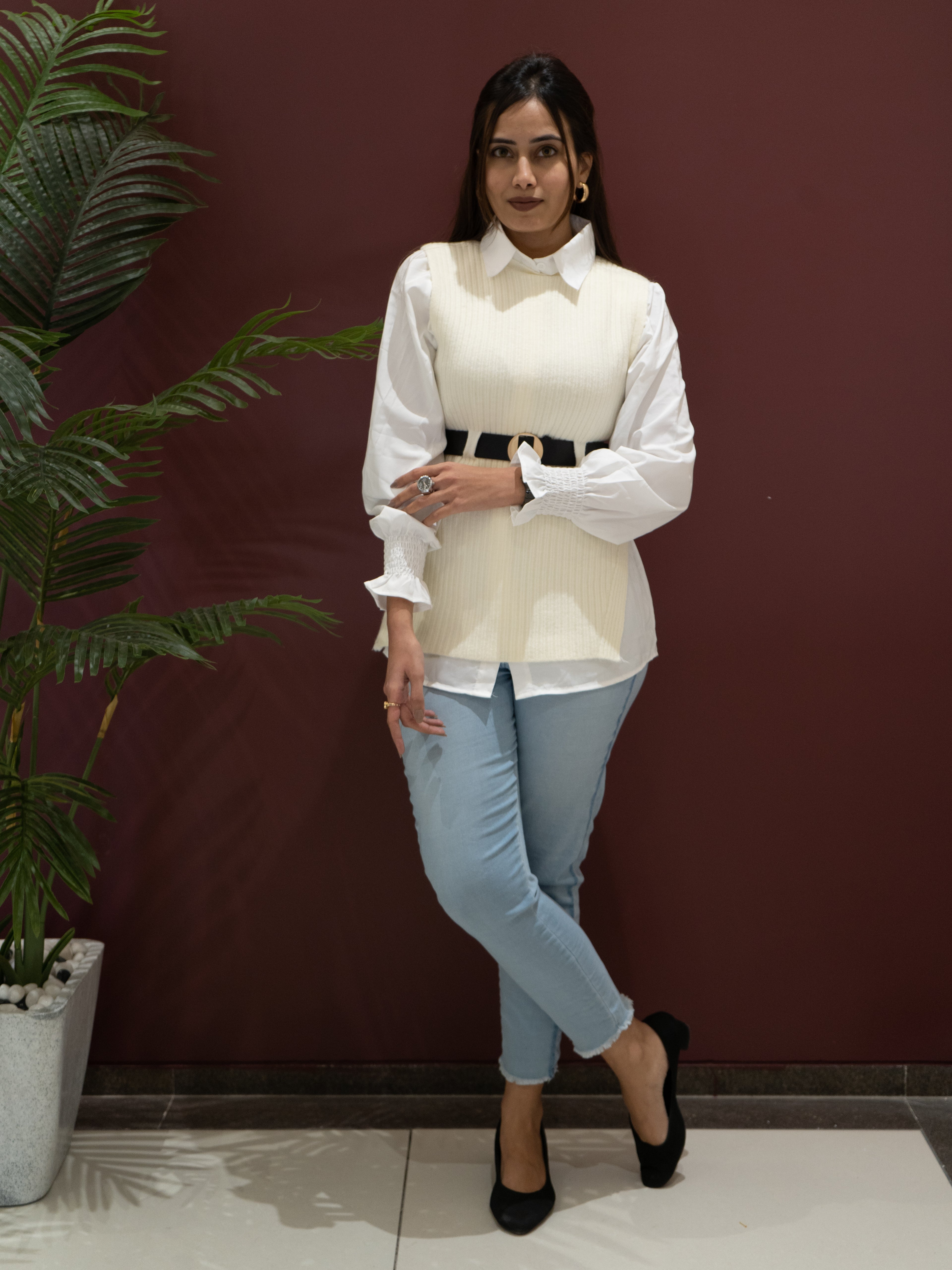 White Swan Grace Top