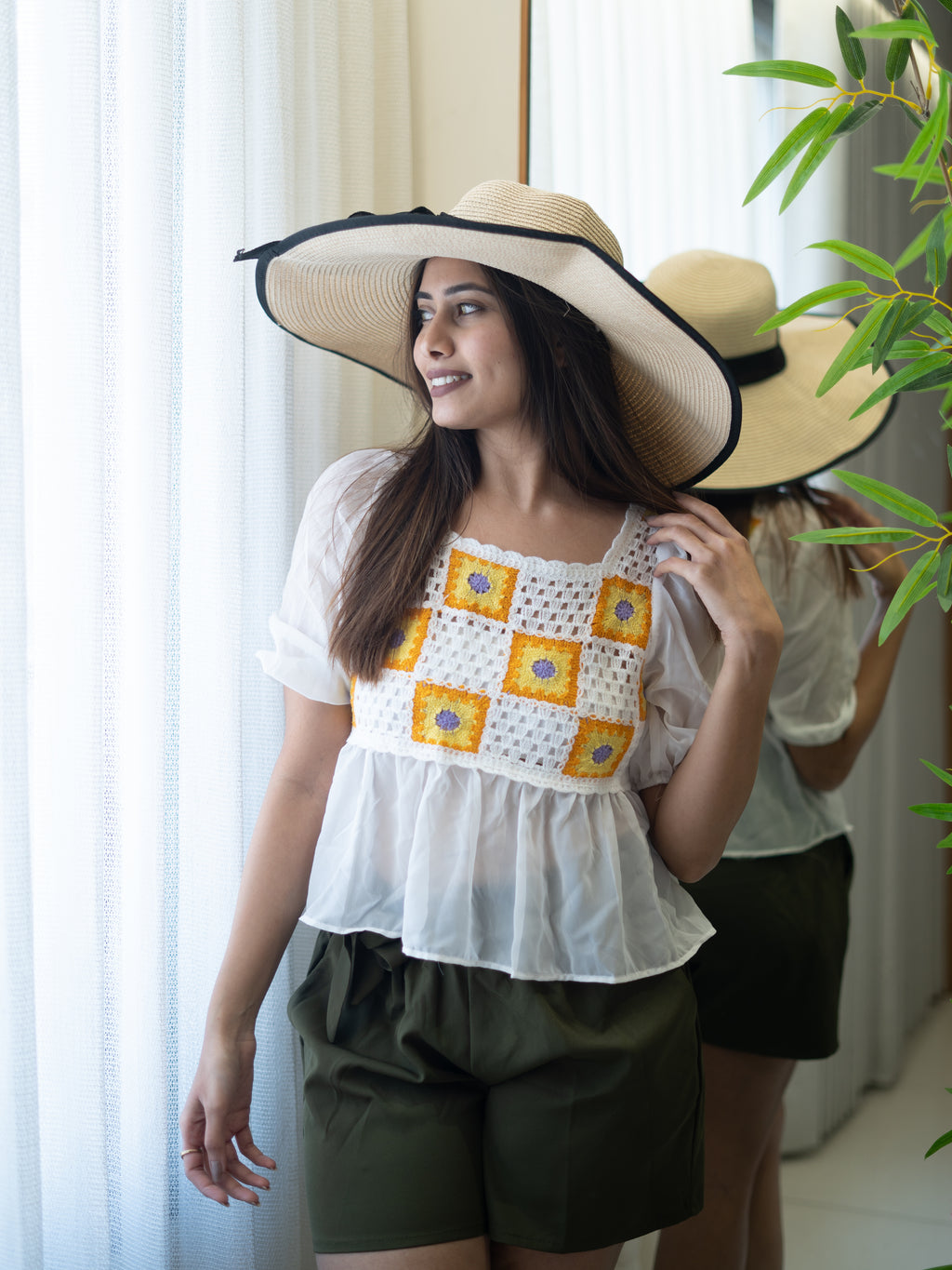 Woven Charm Crochet Top