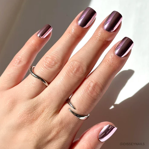 Metallic Chrome Press On Nails