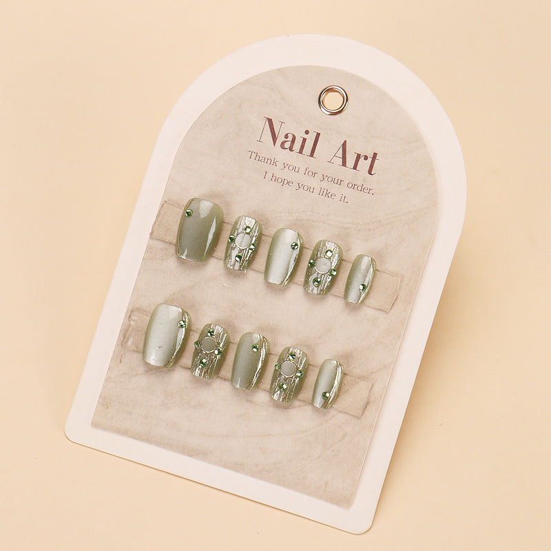 Jade Mist Press On Nails