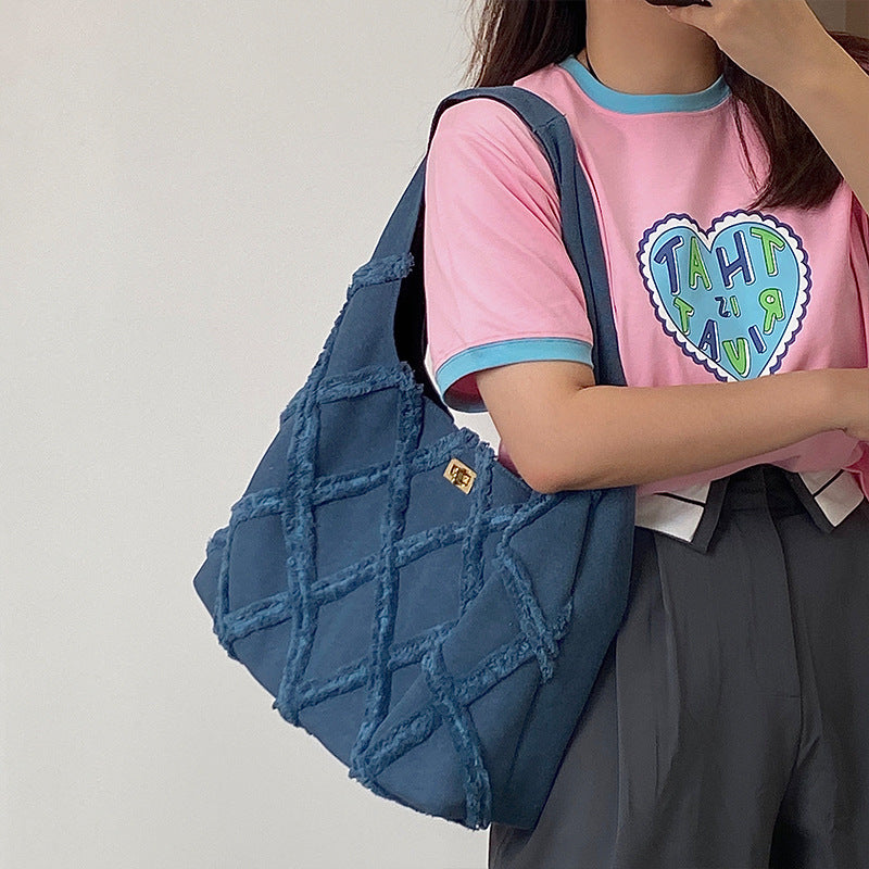 Chic Shoulder Denim Bag