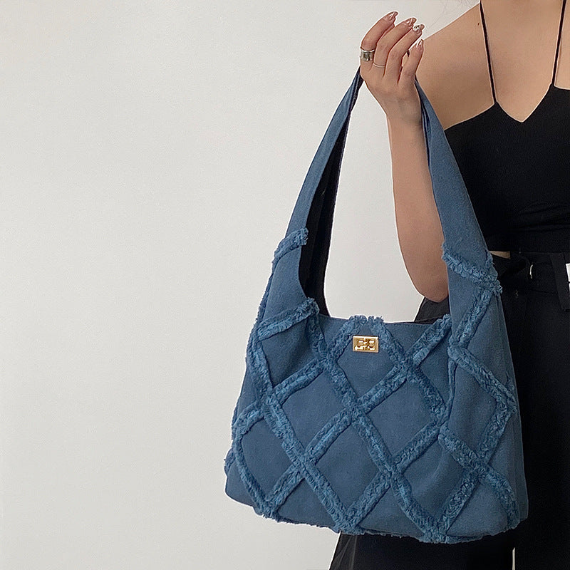 Chic Shoulder Denim Bag
