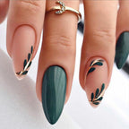 Peach Petal Vines Press On Nails