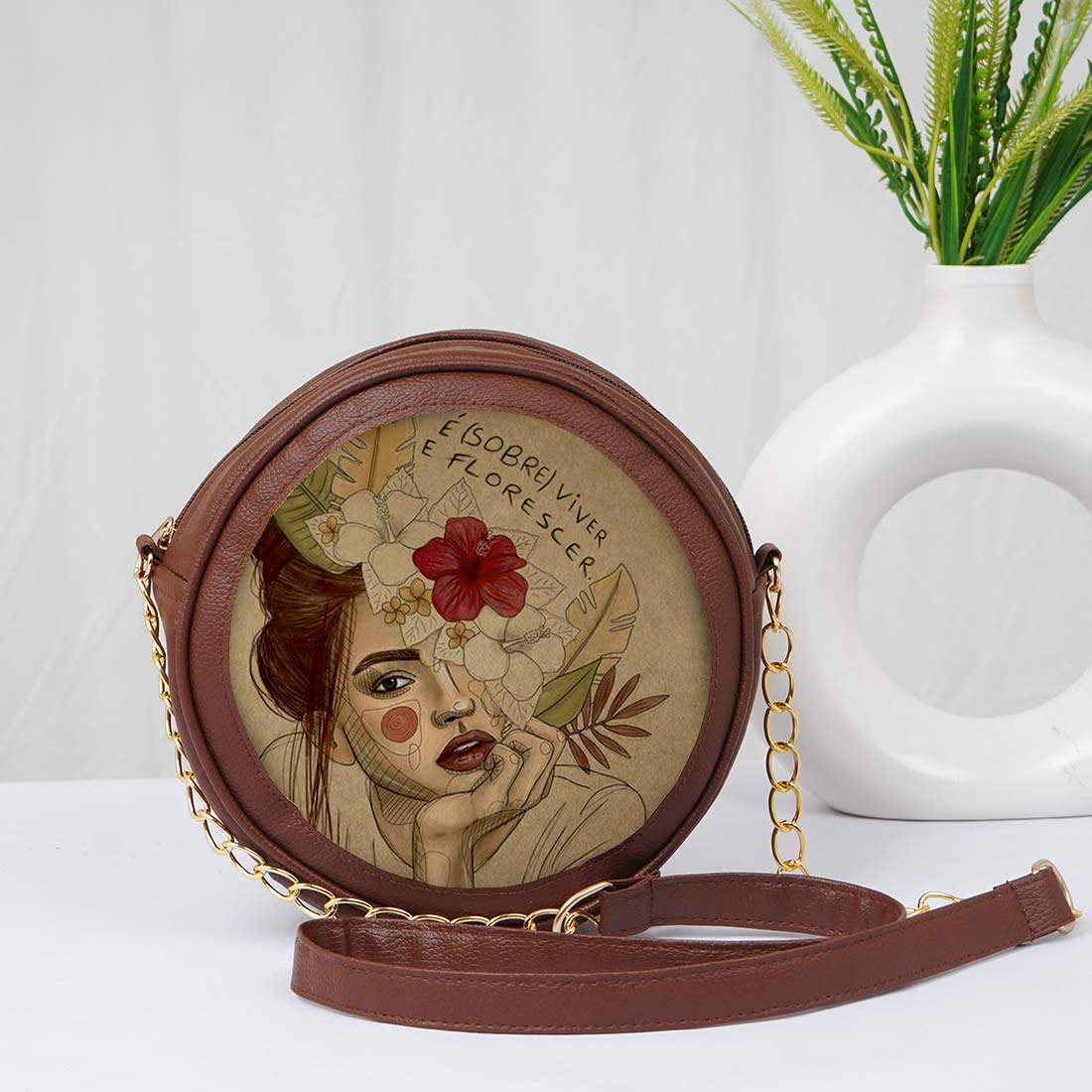 Sovereign Stylish Personalized Round Sling Bag