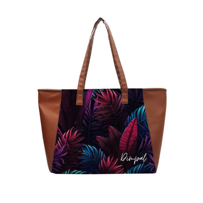 Fern Whisper Personalized Shopper Shoulder Bag