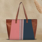 Parallel Chic Shopper Shoulder Tote Bag